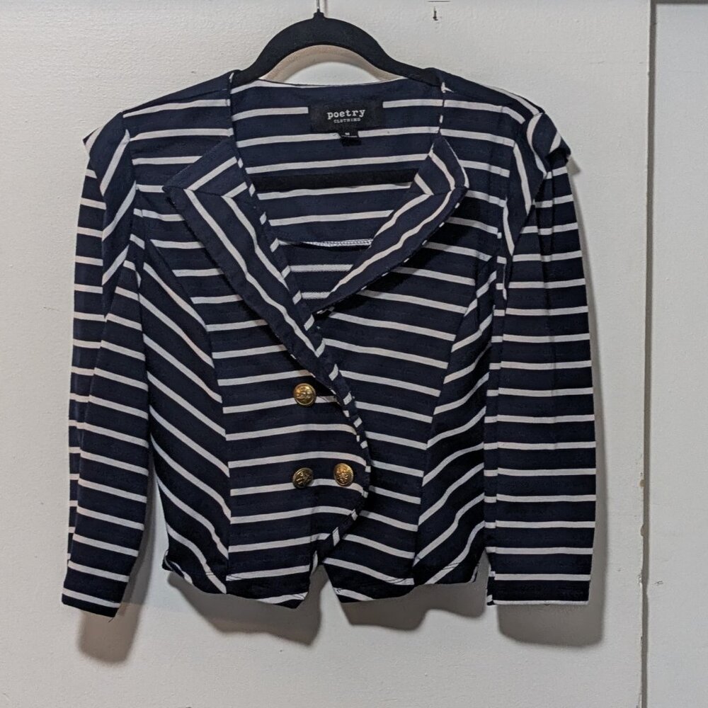 POETRY brand Sailor Inspired Blazer